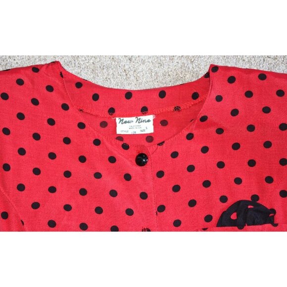 Host Pick!! 🪐🍀🎱🌈 Vintage 1970s does 40s -Shoulder Pad Top, Andrews Sisters M - Picture 10 of 10